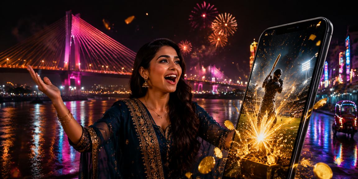 বরিশালে নিয়ন আলোয় ক্রিকেট বেটিং দৃশ্য
