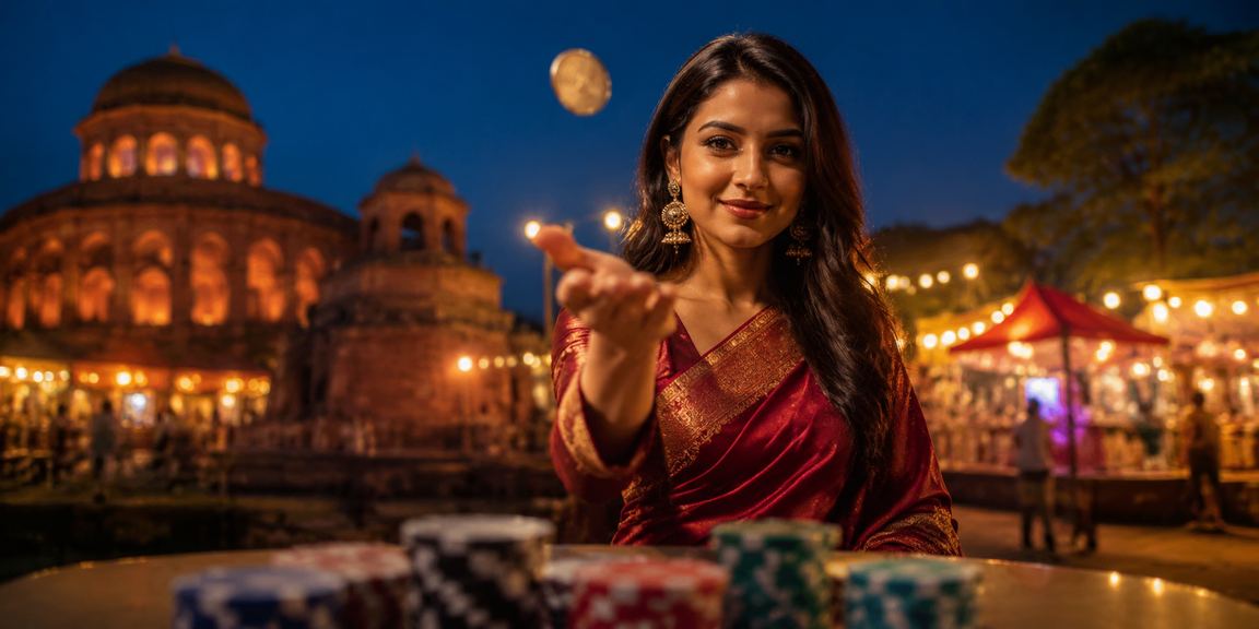 কুমিল্লায় নাইট মার্কেটে টস প্রেডিকশন বেটিংয়ের দৃশ্য