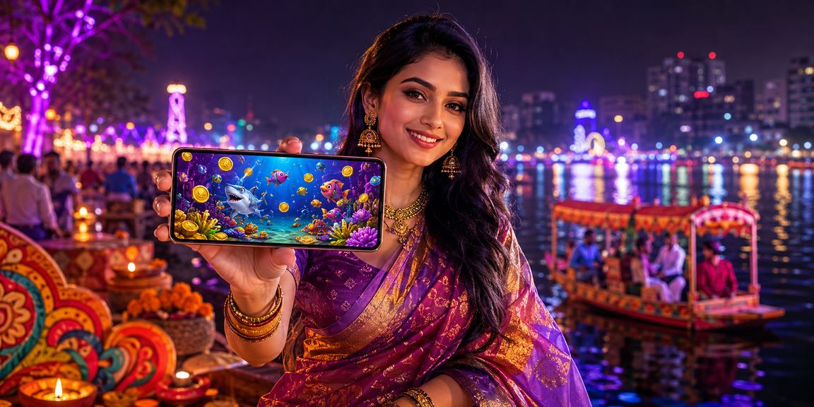 ঢাকায় ফিশিং গেম খেলার দৃশ্য